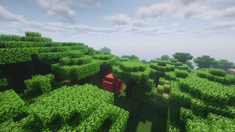 The same scene with Complementary Unbound, rendered by Iris on OpenGL and by Vulkan Shaders on Vulkan.